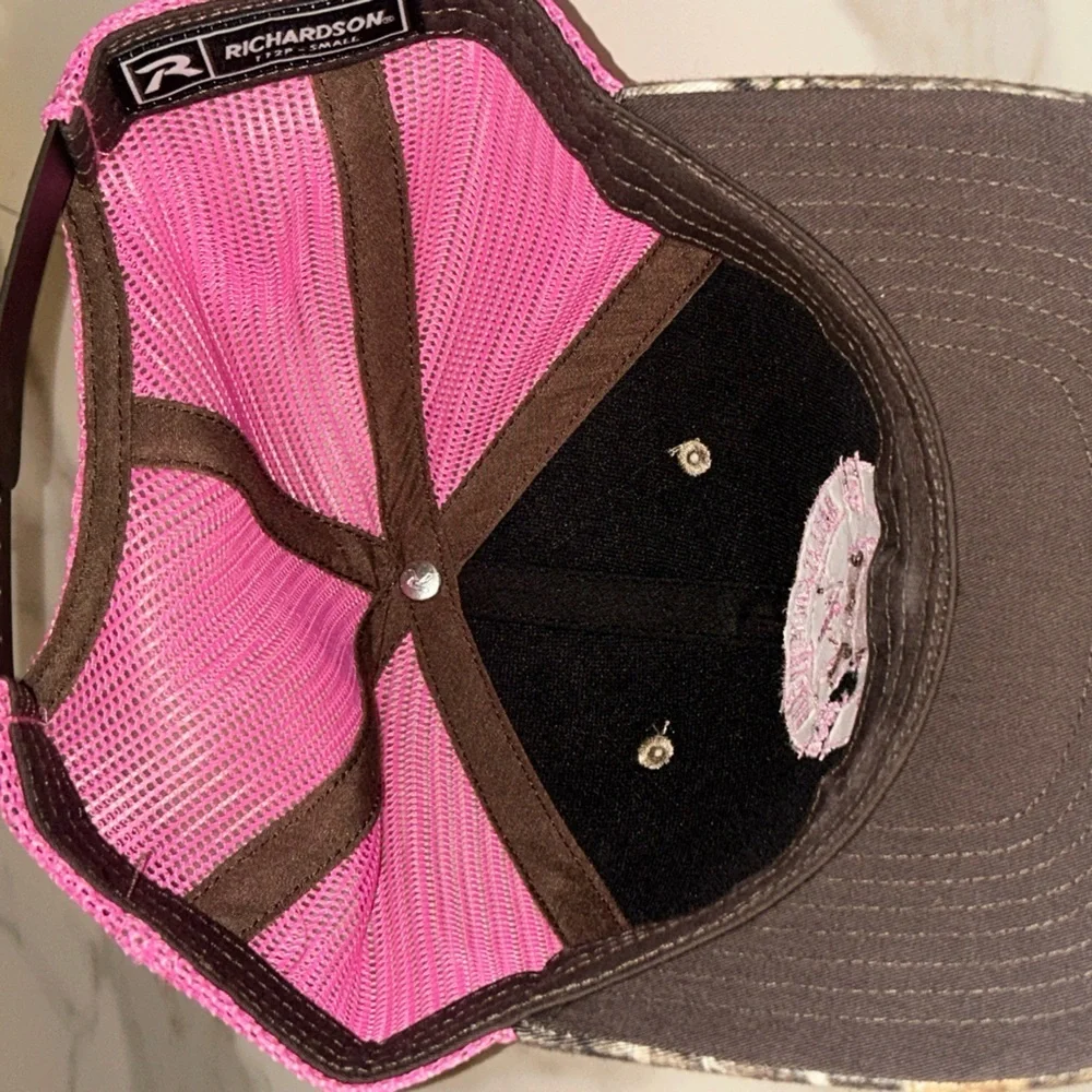Custom made Camouflage Pink Trucker Hat Butcher Shop Dallas Country Club